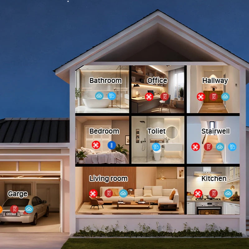 Purpose-Built Portable Multi-Gas Alarm with LCD Display & Battery