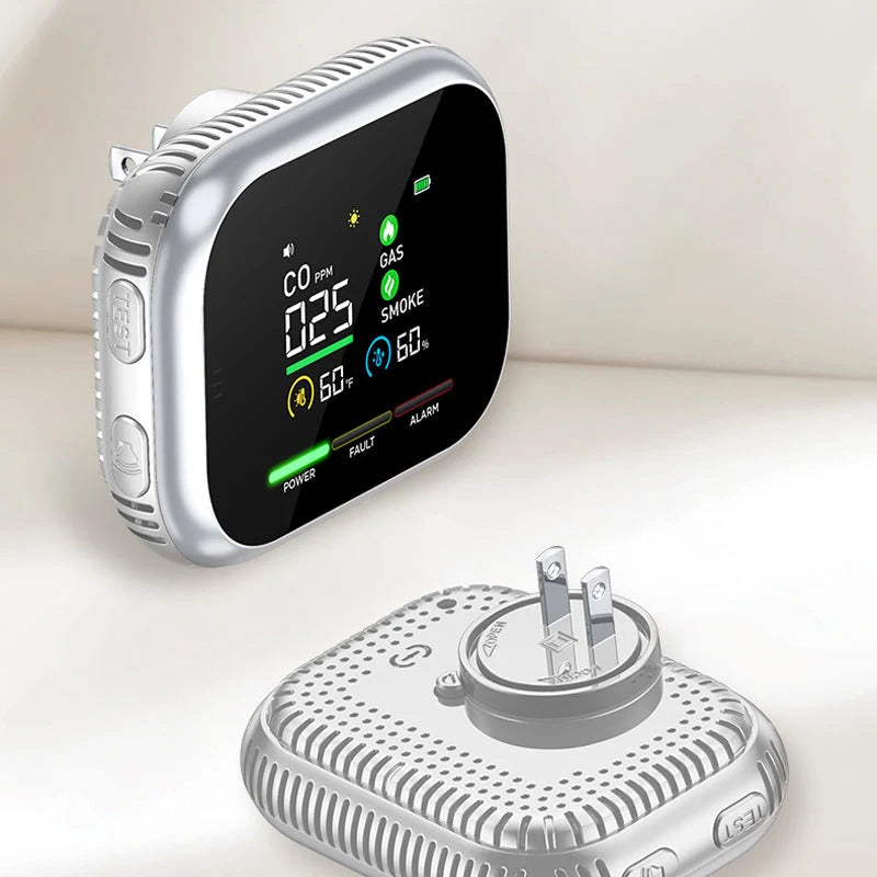 Purpose-Built Portable Multi-Gas Alarm with LCD Display & Battery