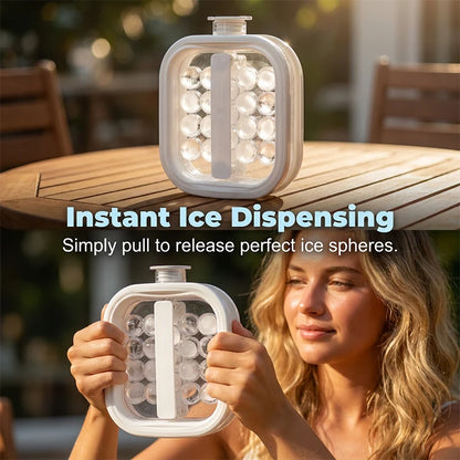 Practical Portable Silicone Ice Ball Maker Kettle for Kitchen Prep