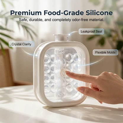 Collapsible Pull-Release Kettle Mold for Round Ice