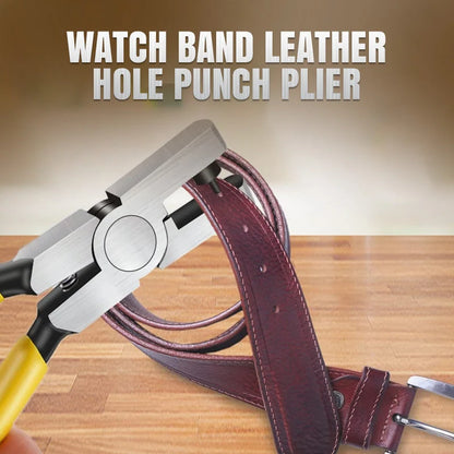 Purpose-Built Over Portable Watch Strap Hole Punch