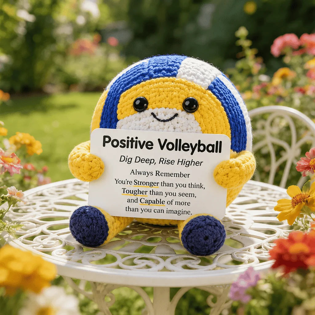 Purpose-Built Positive Soccer Buddy – Handmade Crochet Encouragement