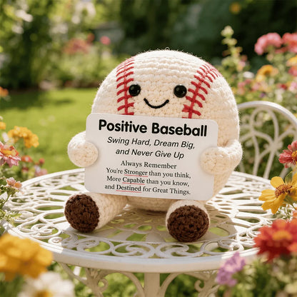 Purpose-Built Positive Soccer Buddy – Handmade Crochet Encouragement