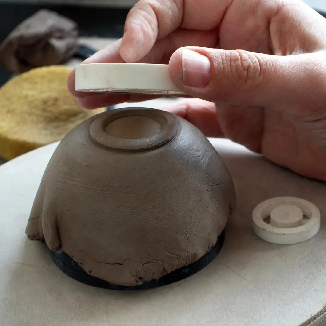 Distinctive Pottery Foot Ring Tool for Everyday Wear