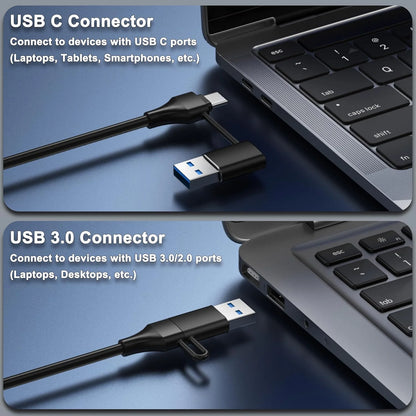 Powered 10-Port USB 3.0 Hub with Individual Switches