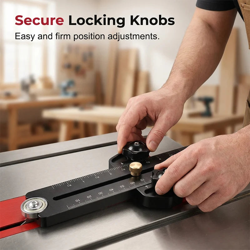 Purpose-Built Precision Black Portable Table Saw Stop for Everyday Use