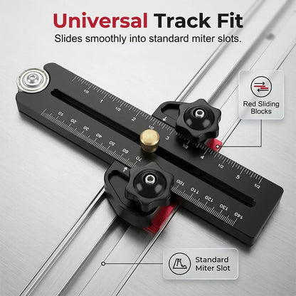 Purpose-Built Precision Black Portable Table Saw Stop for Everyday Use