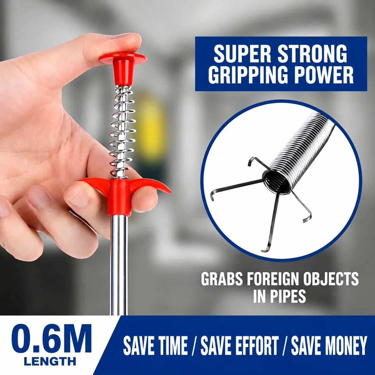 Easy-Care Professional Drain Clog Remover Tool – A For Every