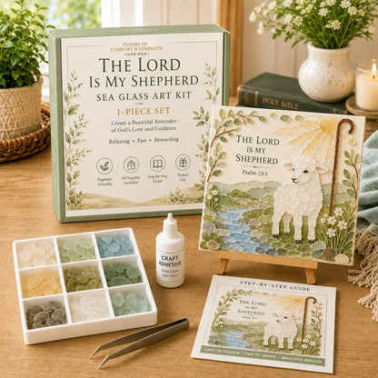 Sea-Glass Art Kit Inspired by Psalms of Comfort