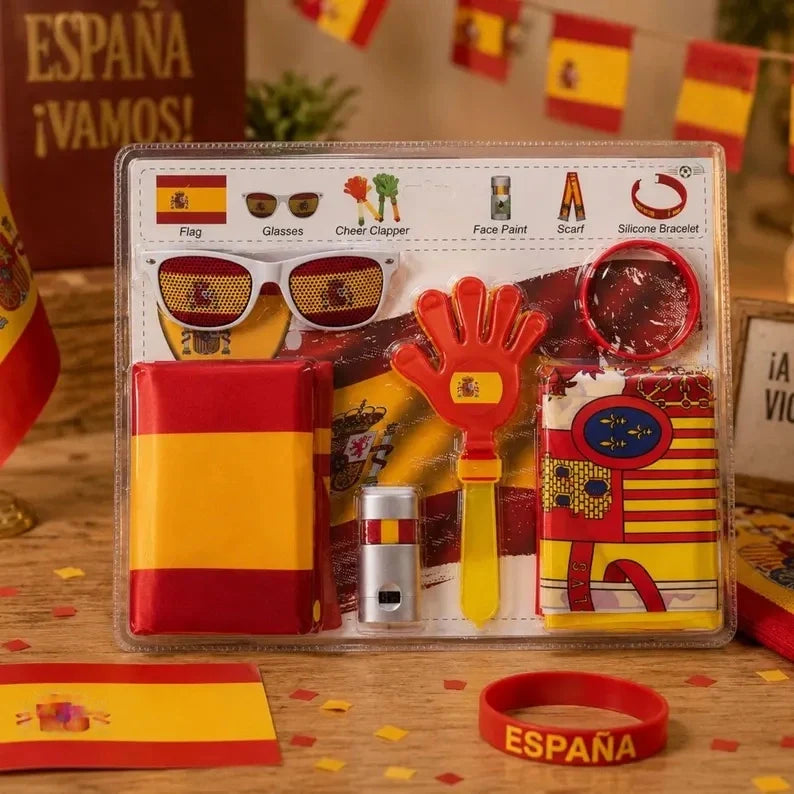 6-in-1 National Team Football Fan Kit for Match-Day Support