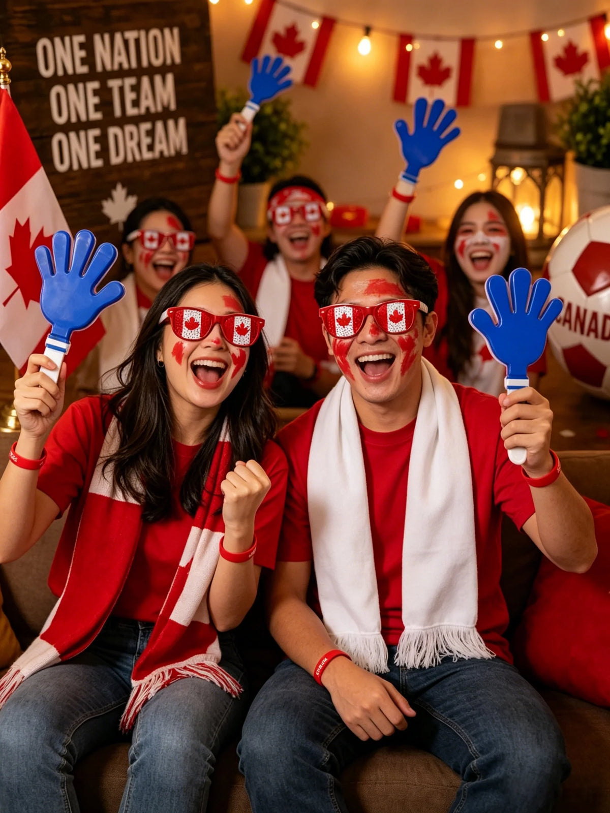 6-in-1 National Team Football Fan Kit for Match-Day Support