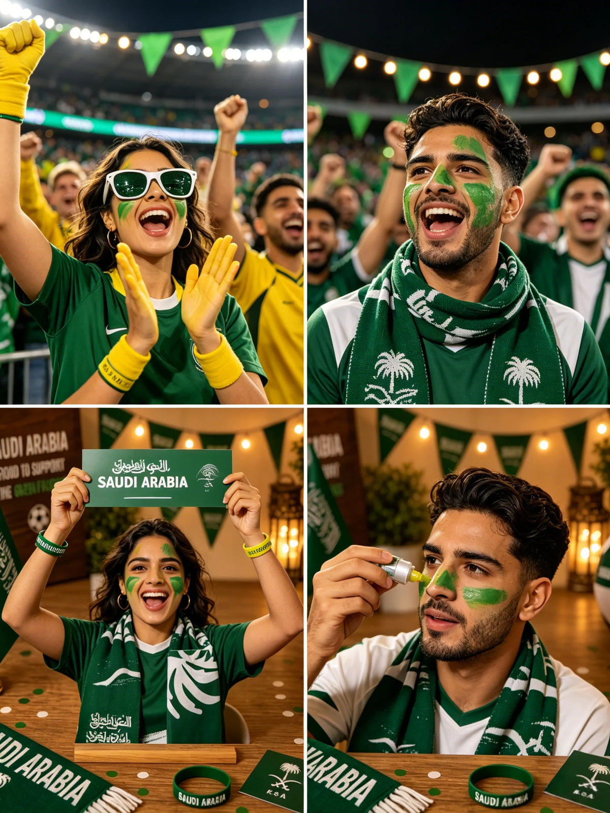 6-in-1 National Team Football Fan Kit for Match-Day Support
