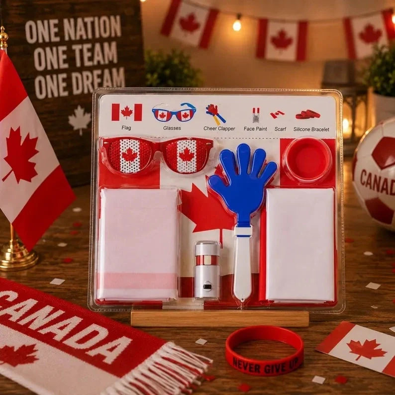 6-in-1 National Team Football Fan Kit for Match-Day Support