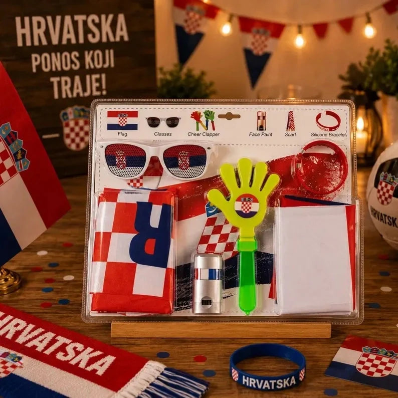6-in-1 National Team Football Fan Kit for Match-Day Support