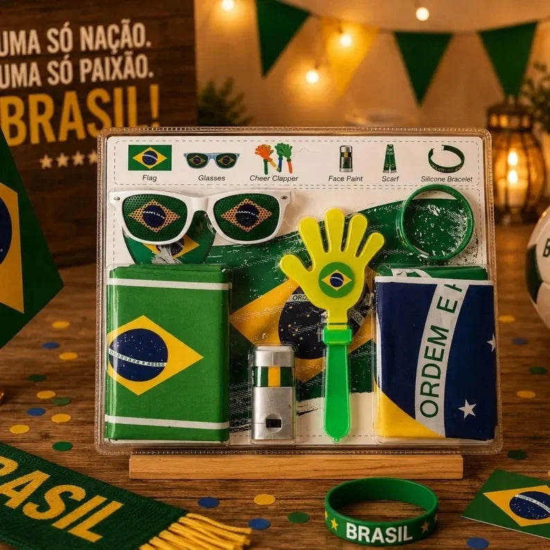 6-in-1 National Team Football Fan Kit for Match-Day Support
