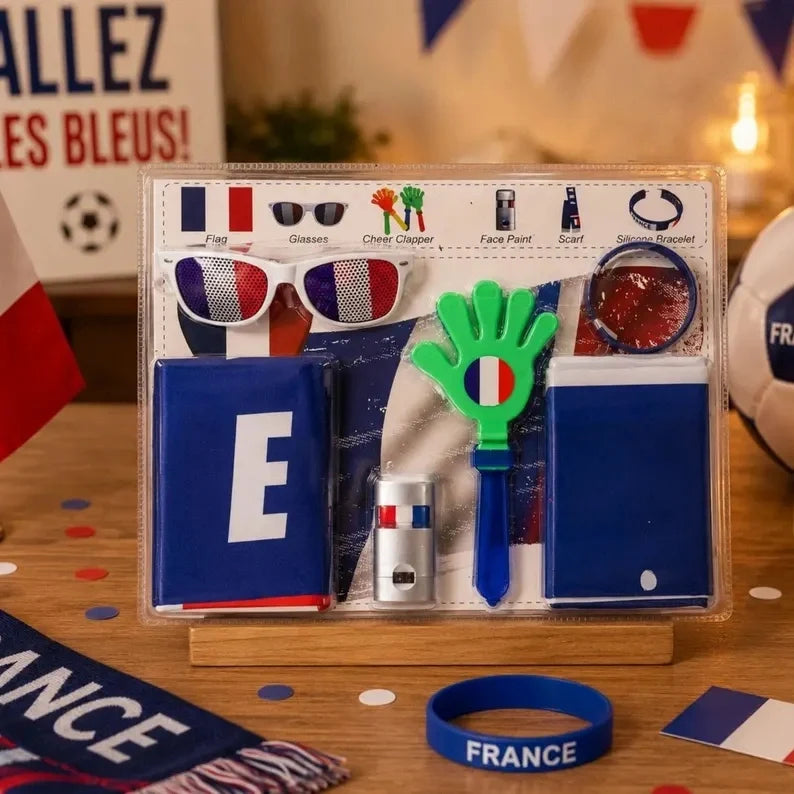 6-in-1 National Team Football Fan Kit for Match-Day Support