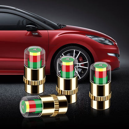 Vehicle-Ready 4Pcs Car Tire Pressure Monitor Valve Stem