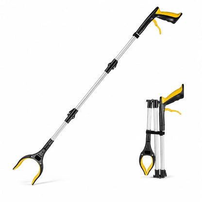 43-Inch Heavy-Duty Grabber Tool with Rotating Jaw and Magnets
