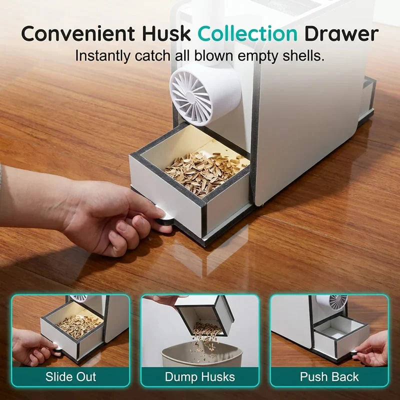 Purpose-Built Rechargeable Bird Seed Shell Separator for Everyday Use