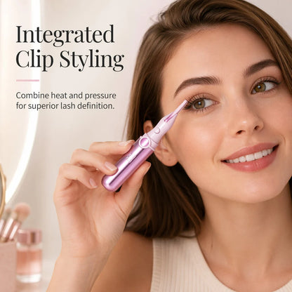 Rechargeable Heated Curler for Lasting Lash Shape