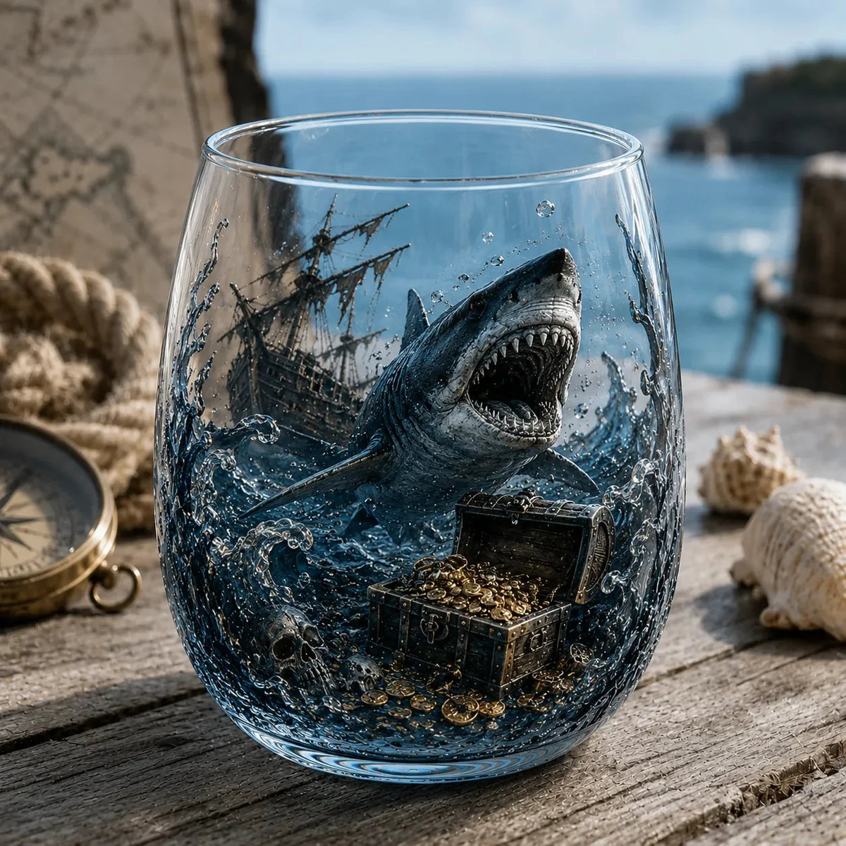 Purpose-Built Release The Kraken Pirate Glass Collection – 3-Piece