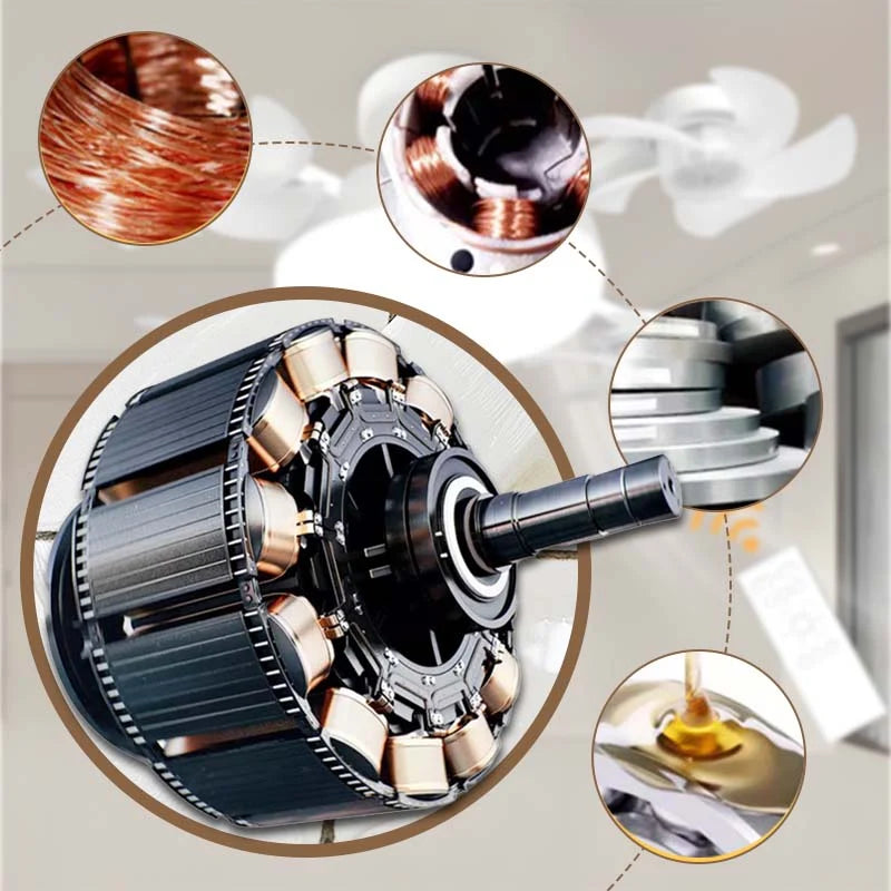Convenient E27 Socket Ceiling Fan – Remote Control for Everyday Setup