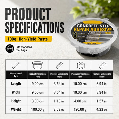 Strong Adhesive Repair Compound for Cement Floor Damage