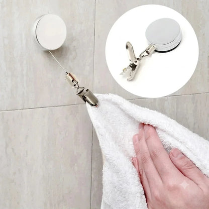 Purpose-Built Retractable Towel Holder Clips for Everyday Use