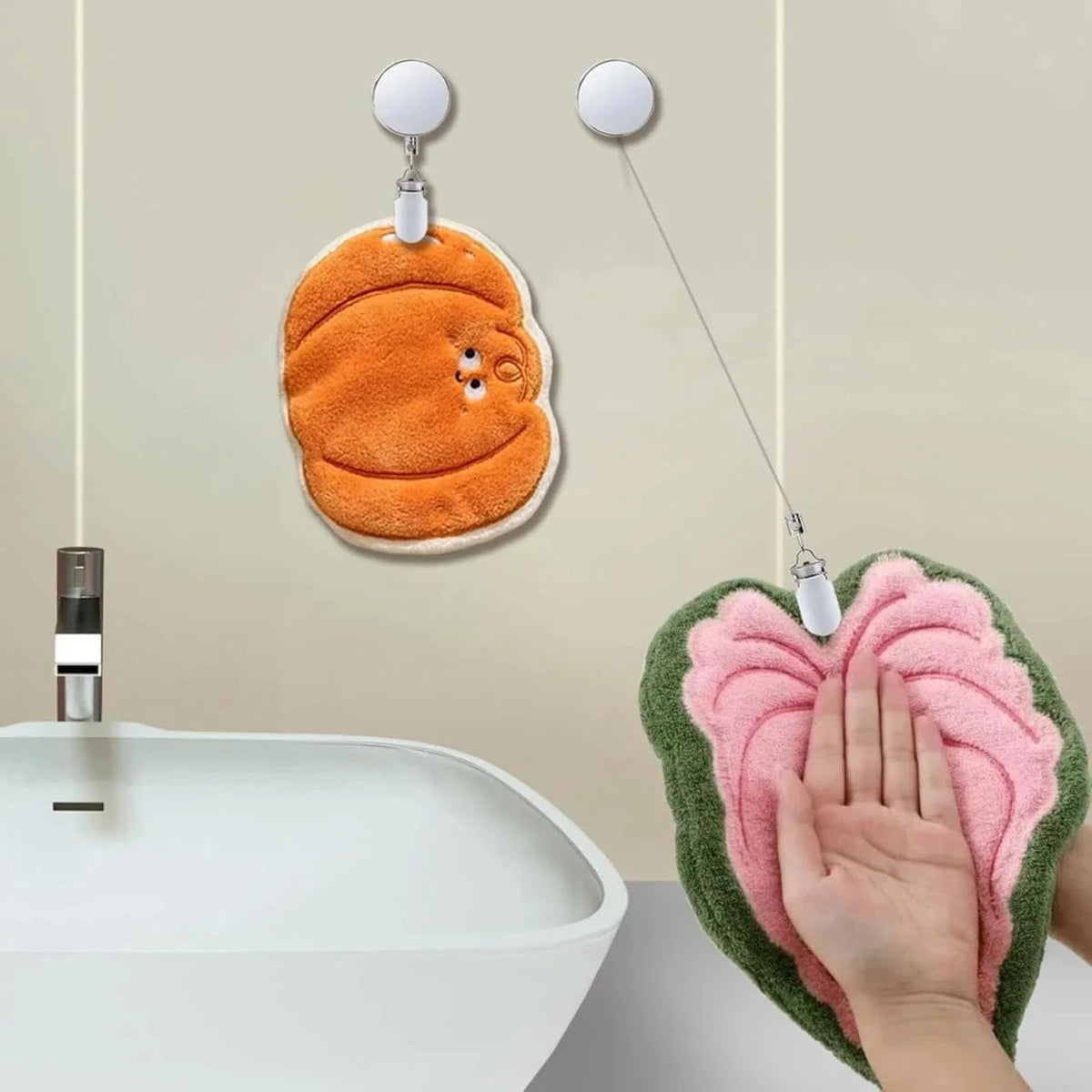 Purpose-Built Retractable Towel Holder Clips for Everyday Use