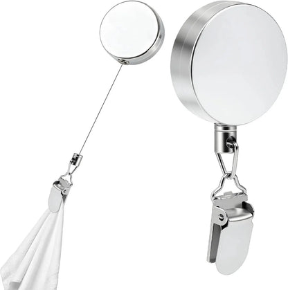 Purpose-Built Retractable Towel Holder Clips for Everyday Use