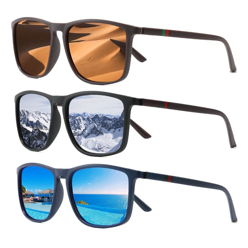 Angular Retro-Future Shades for Unisex Everyday Wear