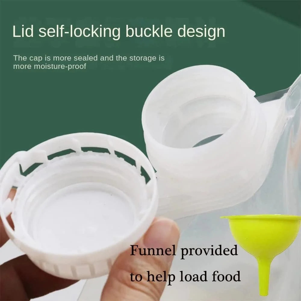 Easy-Use Reusable Airtight – Pantry Neat for Daily Kitchen Tasks