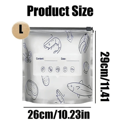 Space-Saving Reusable Aluminum Foil Sealable Storage