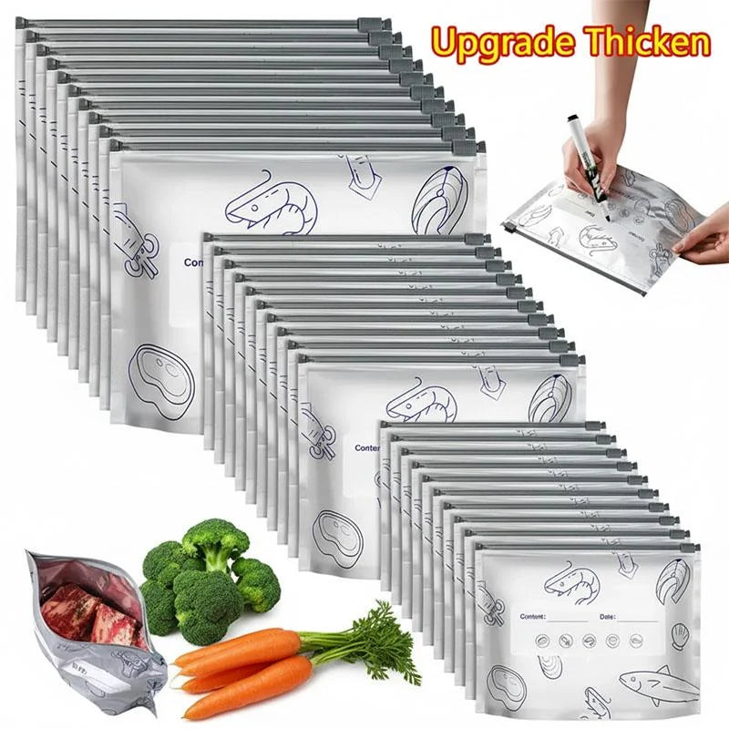 Space-Saving Reusable Aluminum Foil Sealable Storage