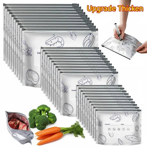 Space-Saving Reusable Aluminum Foil Sealable Storage