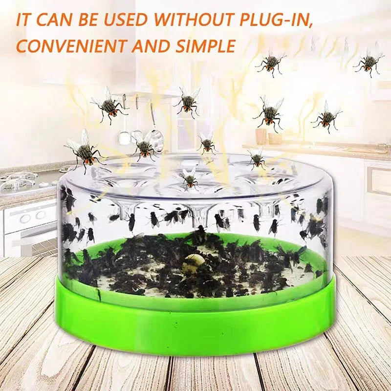 Purpose-Built Reusable Non-Electric Fly Trap for Everyday Use