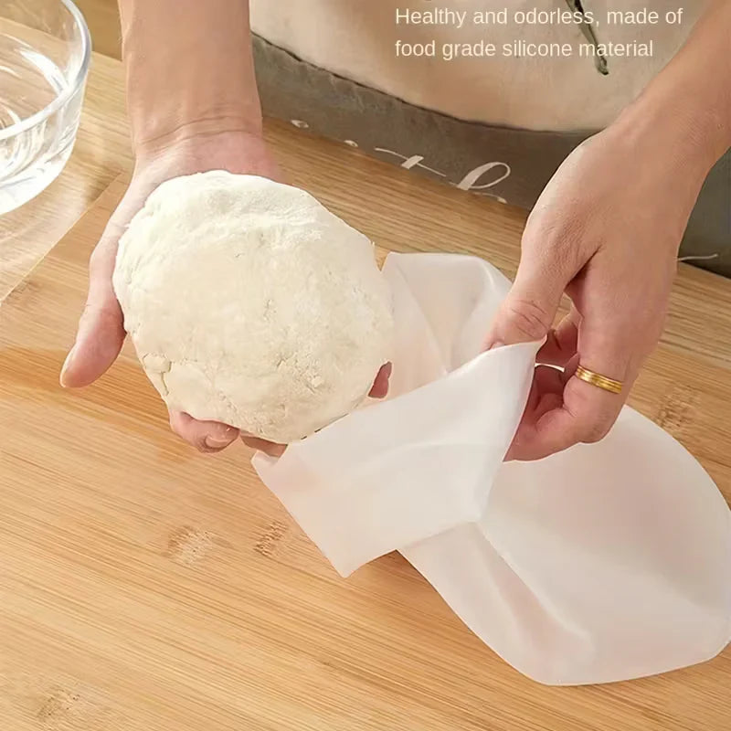 Space-Saving Reusable Silicone Dough – for Baking for Tidy Storage