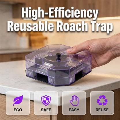 Practical Reusable Effective Roach Trap， Non-Toxic Sticky Cockroach
