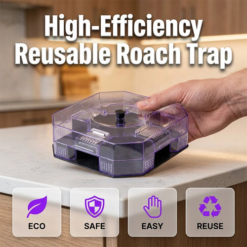 Practical Reusable Effective Roach Trap， Non-Toxic Sticky Cockroach