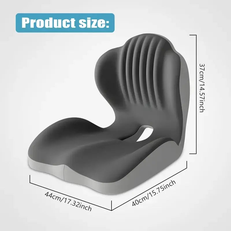 Ergonomic Memory Foam Seat Cushion for Office Chairs, Car and Home