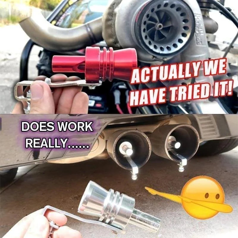 Oversized Exhaust Pipe Roar Maker Sound Device for Cars and Motorcycles