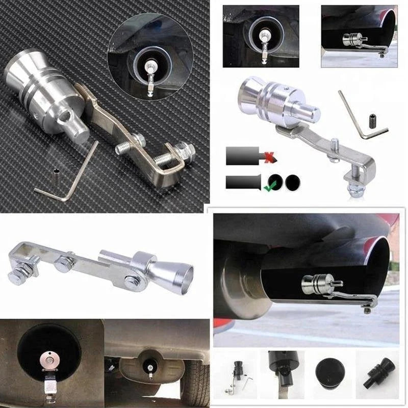 Oversized Exhaust Pipe Roar Maker Sound Device for Cars and Motorcycles