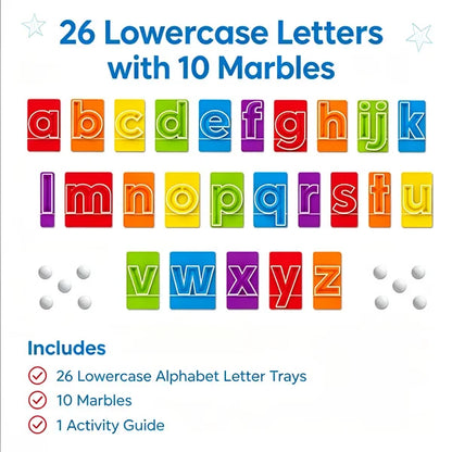 Purpose-Built Marble Tracers - Lowercase LettersRoll Into