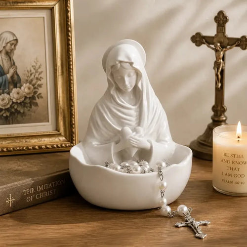 Purpose-Built Blessed Virgin Mary Rosary Holder