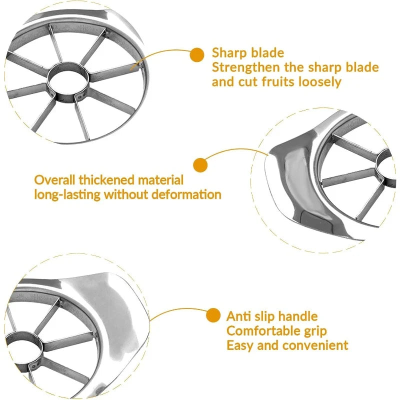Easy-Use Stainless Steel Fruit – and Slicer for Daily Kitchen Tasks