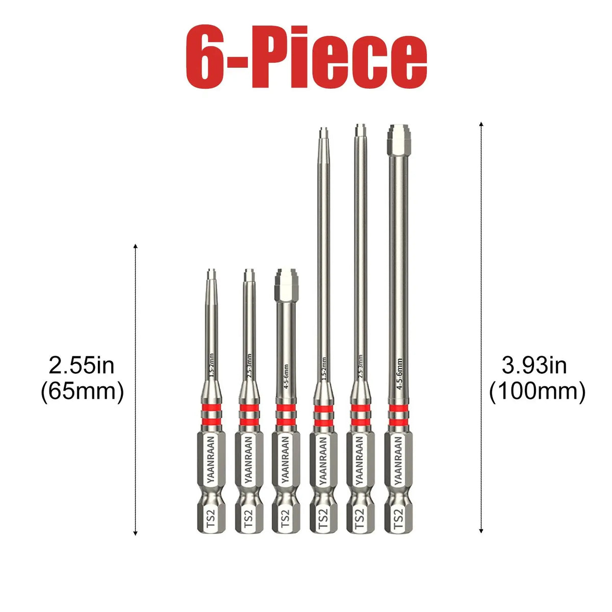 Magnetic S2 Steel Hex Bit Set for Power Tools