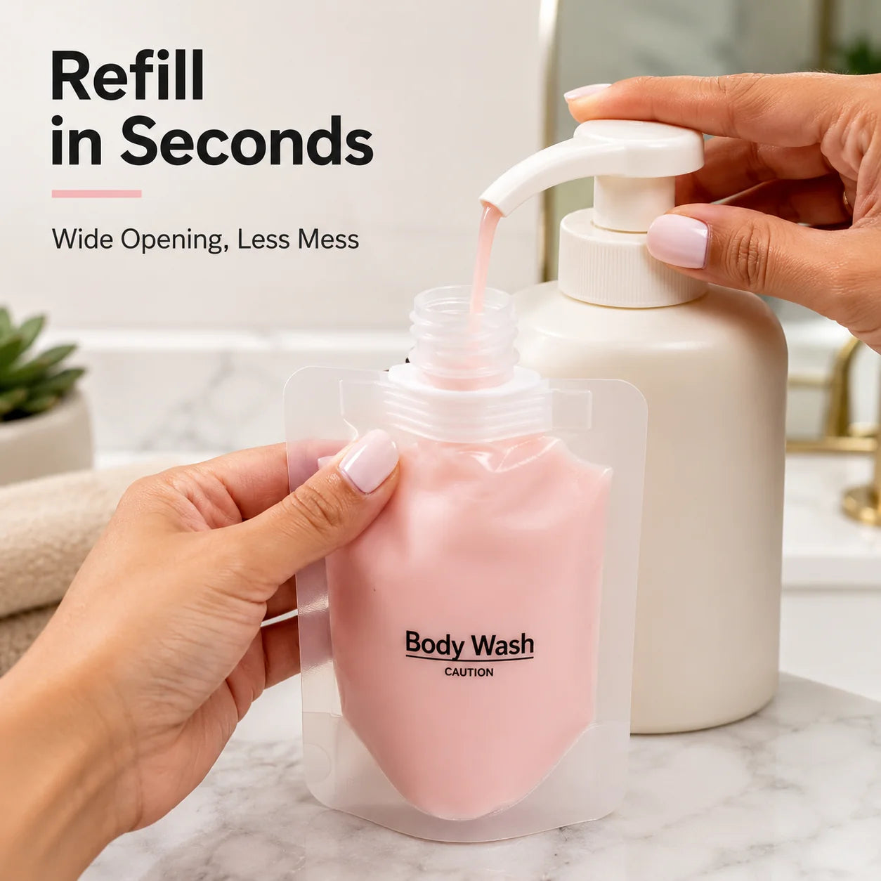 Space-Saving Travel -Leak Proof Toiletry Sample