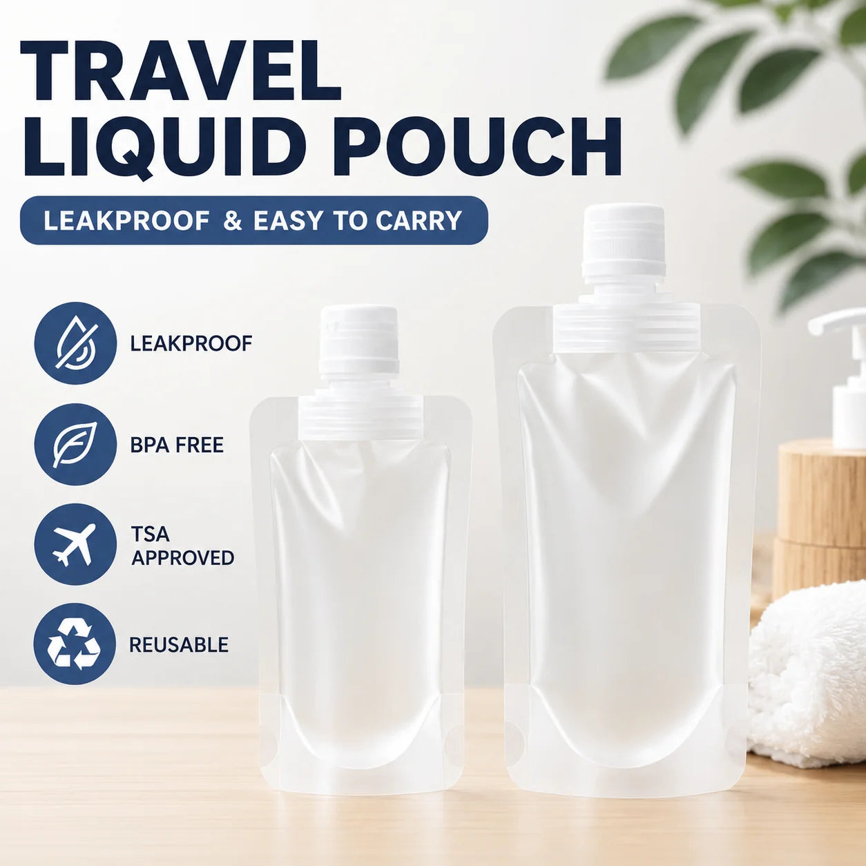Space-Saving Travel -Leak Proof Toiletry Sample