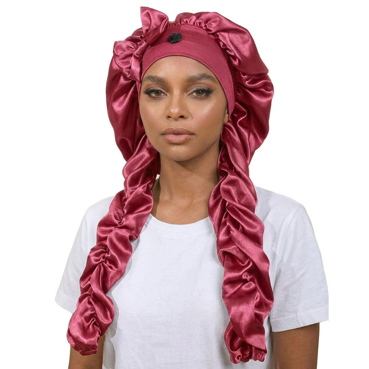 Purpose-Built Silk Bonnet for Long Curly Hair for Everyday Use