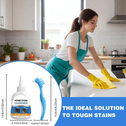 Mildew Stain Remover Gel with Scrub Brush for Seals and Grout